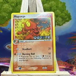 Magcargo 37/107 Uncommon Reverse Holo Pokemon Card EX Deoxys 2005 - Image 1