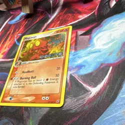 Magcargo 37/107 Uncommon Reverse Holo Pokemon Card EX Deoxys 2005 - Image 3