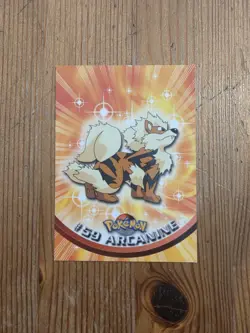 Arcanine #59 Topps Blue Logo TV Animation Edition 1999 Pokemon Card - NM-LP - Image 1