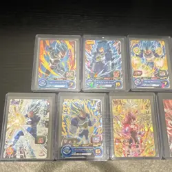 Dragon Ball Heroes Vegeta Card Lot 10 Foil Japanese Standard - Image 2