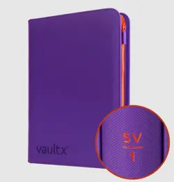 Vault X Exo-Tec Zip Binder SV1 (Unlimited) 9-Pocket - 360 Cards - New - Image 1