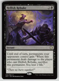 Hellish Rebuke Normal R Commander: Adventures in the Forgotten Realms 26 NM - Image 1