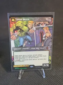 Eddie Brock /Venom, Lethal Protector #224 Borderless M MTG Spider-man Foil NP - Image 2