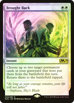 MTG FOIL Brought Back - Core Set 2020 #009 - Image 1