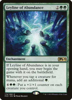 MTG Leyline of Abundance - Core Set 2020 #179 - Image 1