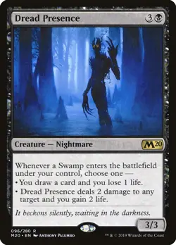 MTG Dread Presence - Core Set 2020 #096 - Image 1