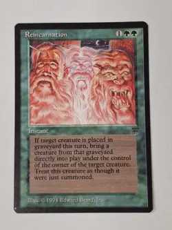 MTG - Reincarnation - Legends - NM English Magic 1994 BB - Image 1