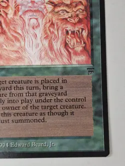 MTG - Reincarnation - Legends - NM English Magic 1994 BB - Image 4