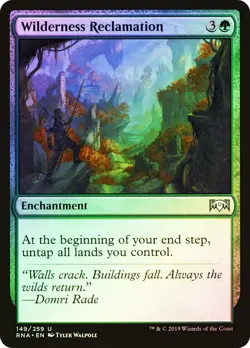MTG FOIL Wilderness Reclamation - Ravnica Allegiance #149 - Image 1