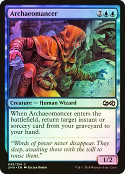 MTG FOIL Archaeomancer - Ultimate Masters #45 - Image 1