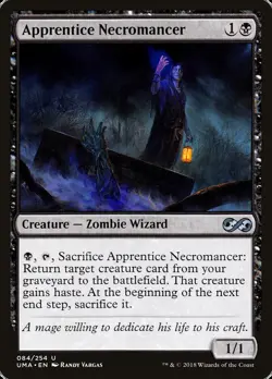 MTG Apprentice Necromancer - Ultimate Masters #084 - Image 1