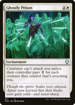 MTG Ghostly Prison ** Phyrexia: All Will Be One Commander ** English - Image 1