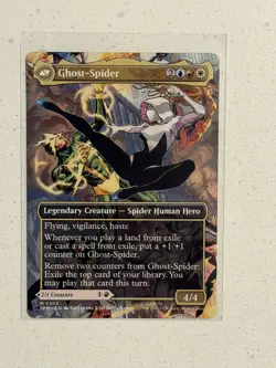 MTG Gwen Stacy 0202 Regular (Borderless) Marvel's Spider-Man NM SPM - Image 1