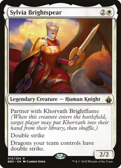 MTG Sylvia Brightspear - Battlebond #010 - Image 1