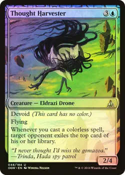 MTG FOIL Thought Harvester - Oath of the Gatewatch #048 - Image 1