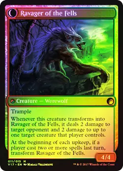 MTG FOIL Huntmaster of the Fells // Ravager of the Fells - From the Vault: - Image 2