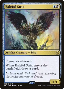 MTG Baleful Strix - Eternal Masters #196 - Image 1