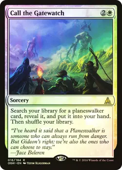 MTG FOIL Call the Gatewatch - Oath of the Gatewatch #016 - Image 1