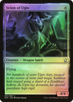 MTG FOIL Scion of Ugin - Dragons of Tarkir #001 - Image 1