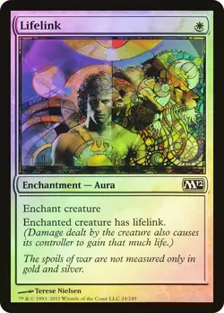 MTG FOIL Lifelink - Magic 2012 #024 - Image 1