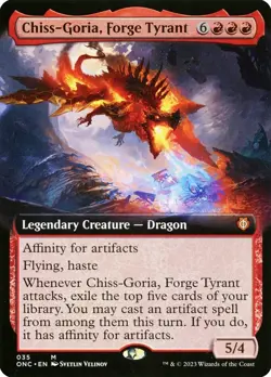 MTG Chiss-Goria, Forge Tyrant Extended Art ** ONC ** English - Image 1