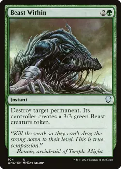 MTG Beast Within ** Phyrexia: All Will Be One Commander ** English - Image 1