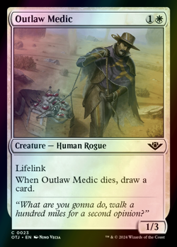 MTG Outlaw Medic Foil ** Outlaws of Thunder Junction ** English (LP) - Image 1