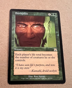 Biorhythm - Onslaught - MTG - Magic the Gathering - Image 1