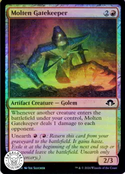 Molten Gatekeeper - Foil - Modern Horizons 3 - 128 NM - Image 1