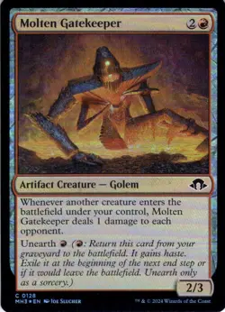Molten Gatekeeper - Foil - Modern Horizons 3 - 128 NM - Image 2