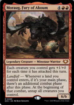 Moraug, Fury of Akoum - Commander: Edge of Eternities - 89 NM - Image 1