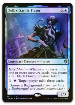 Zellix, Sanity Flayer #652 (Foil) (NM) Baldur's Gate CLB Magic MTG - Image 1