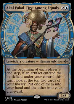 MTG Akal Pakal, First Among Equals Showcase ** lci ** En (NM) - Image 1