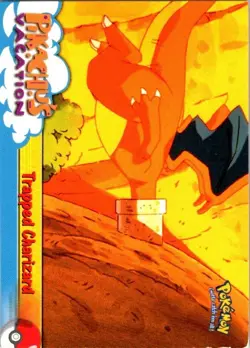 Pokemon TCG Trapped Charizard Pokemon Topps Pikachu's Vacation 51 NM/LP (SKU1-5) - Image 1