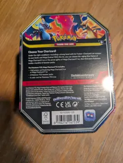Pokemon TCG MEGA CHARIZARD X EX TIN - Sealed - Image 2
