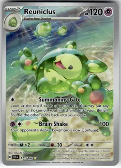 REUNICLUS - 171/162 - ILLUSTRATION RARE - TEMPORAL FORCES - POKEMON - - NM - Image 2