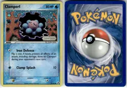 CLAMPERL - 51/92 - C - LEGEND MAKER - POKEMON - REVERSE HOLO - DAMAGED - Image 1