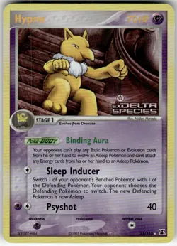 HYPNO - 23/113 - R - DELTA SPECIES - POKEMON - REVERSE HOLO - HP - Image 2