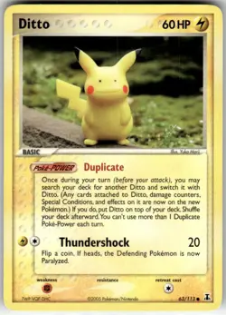 DITTO - 63/113 - C - DELTA SPECIES - POKEMON - - DAMAGED - Image 2