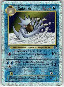 GOLDUCK - 43/110 - UC - LEGENDARY COLLECTION - POKEMON - REVERSE HOLO - DAMAGED - Image 2