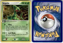 SCEPTILE - 4/17 - R - POP SERIES 1 - POKEMON - HOLO - DAMAGED - Image 1