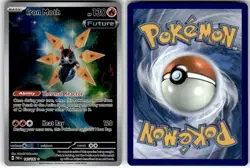 IRON MOTH - 187/182 - ILLUSTRATION RARE - PARADOX RIFT - POKEMON - - NM - Image 1