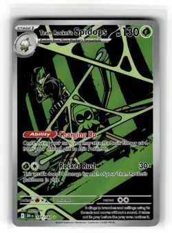 TEAM ROCKET'S SPIDOPS - 187/182 - - DESTINED RIVALS - POKEMON - - NM - Image 2