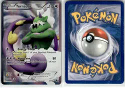 TORNADUS - 98/98 - RARE ULTRA - EMERGING POWERS - POKEMON - HOLO - DAMAGED - Image 1