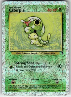 CATERPIE - 69/110 - C - LEGENDARY COLLECTION - POKEMON - REVERSE HOLO - DAMAGED - Image 2