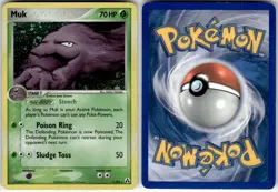 MUK - 11/92 - HOLO R - LEGEND MAKER - POKEMON - HOLO - DAMAGED - Image 1