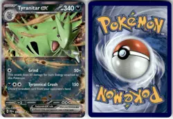 TYRANITAR EX - 064/131 - DOUBLE RARE - PRISMATIC EVOLUTIONS - POKEMON - - NM - Image 1