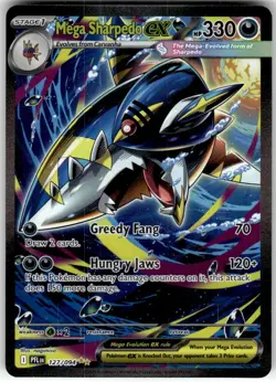 MEGA SHARPEDO EX - 127/094 - - PHANTASMAL FLAMES - POKEMON - - NM - Image 2