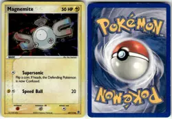 MAGNEMITE - 68/112 - C - FIRERED & LEAFGREEN - POKEMON - REVERSE HOLO - HP - Image 1