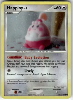 HAPPINY - 14/17 - C - POP SERIES 8 - POKEMON - HOLO - DAMAGED - Image 2